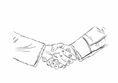 Handschlag Räumung Entrümpelung